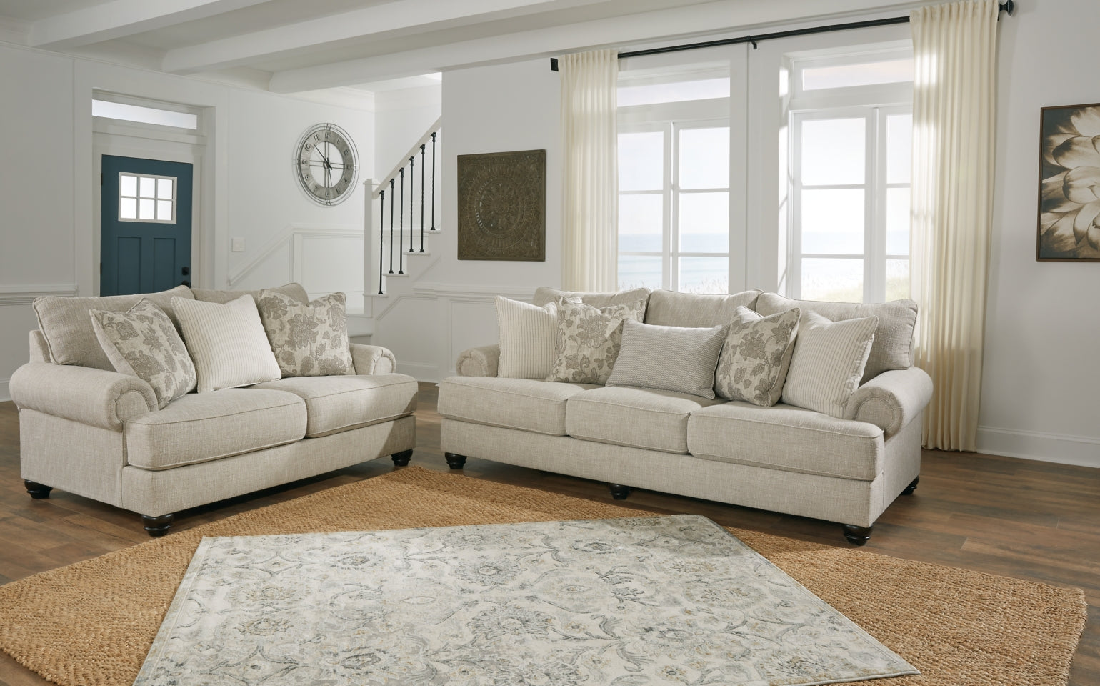 Asanti Sofa, Loveseat, Chair and Ottoman - furniture place usa