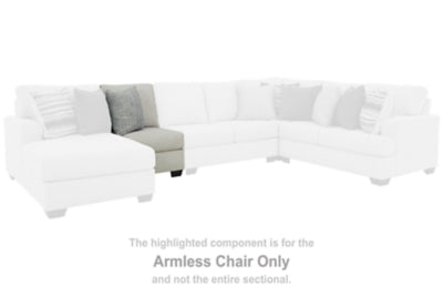 Lowder Armless Chair - furniture place usa
