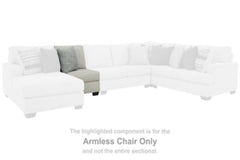Lowder Armless Chair - furniture place usa