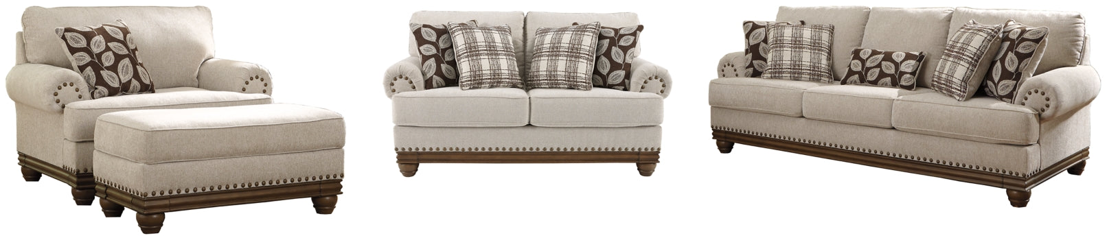 Harleson Sofa, Loveseat, Chair and Ottoman - furniture place usa