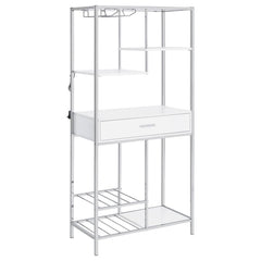Figueroa White Wine Cabinet - furniture place usa