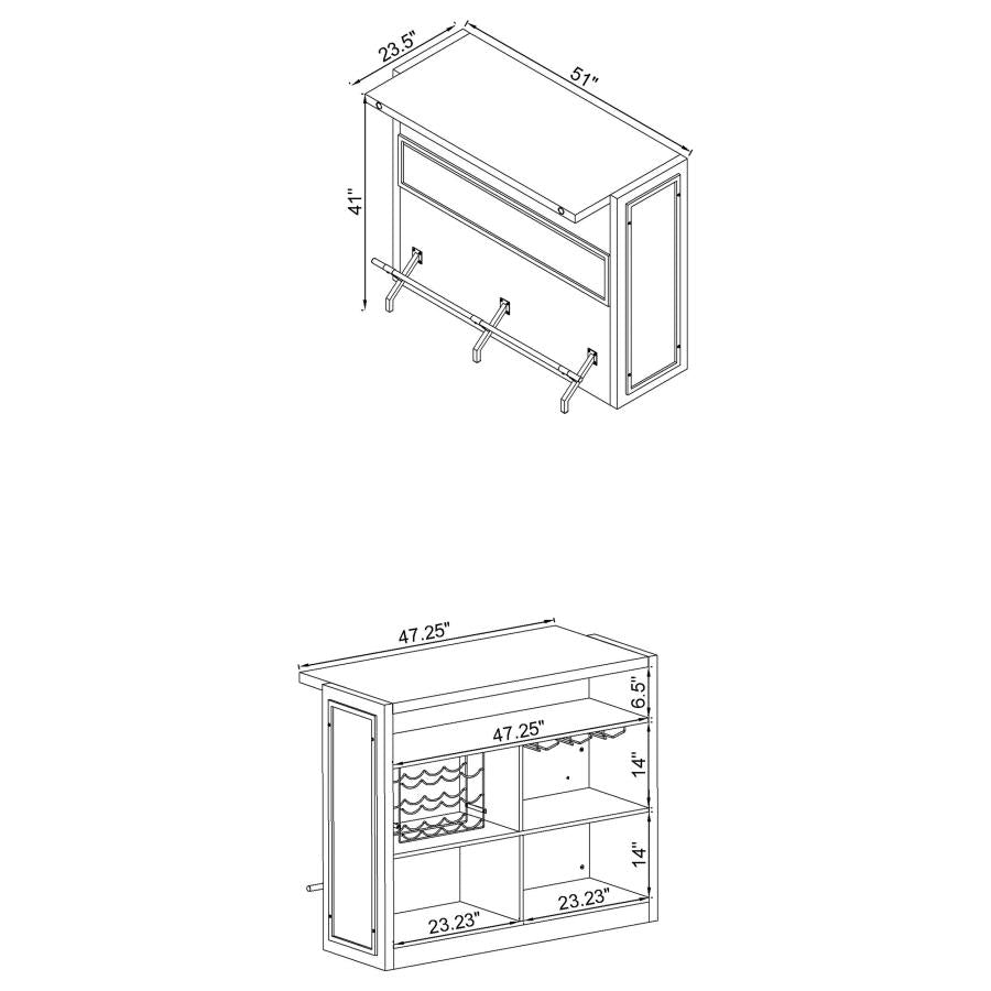 Joe Brown Home Bar - furniture place usa