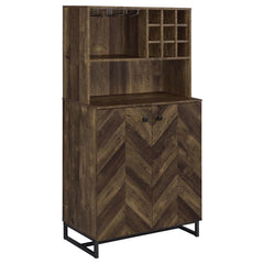 Mendoza Brown Bar Cabinet - furniture place usa