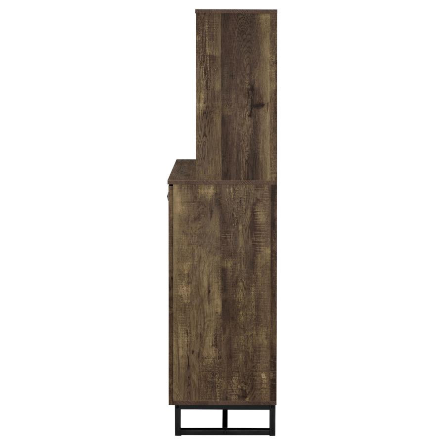 Mendoza Brown Bar Cabinet - furniture place usa