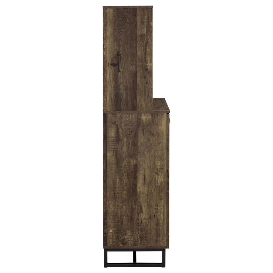 Mendoza Brown Bar Cabinet - furniture place usa