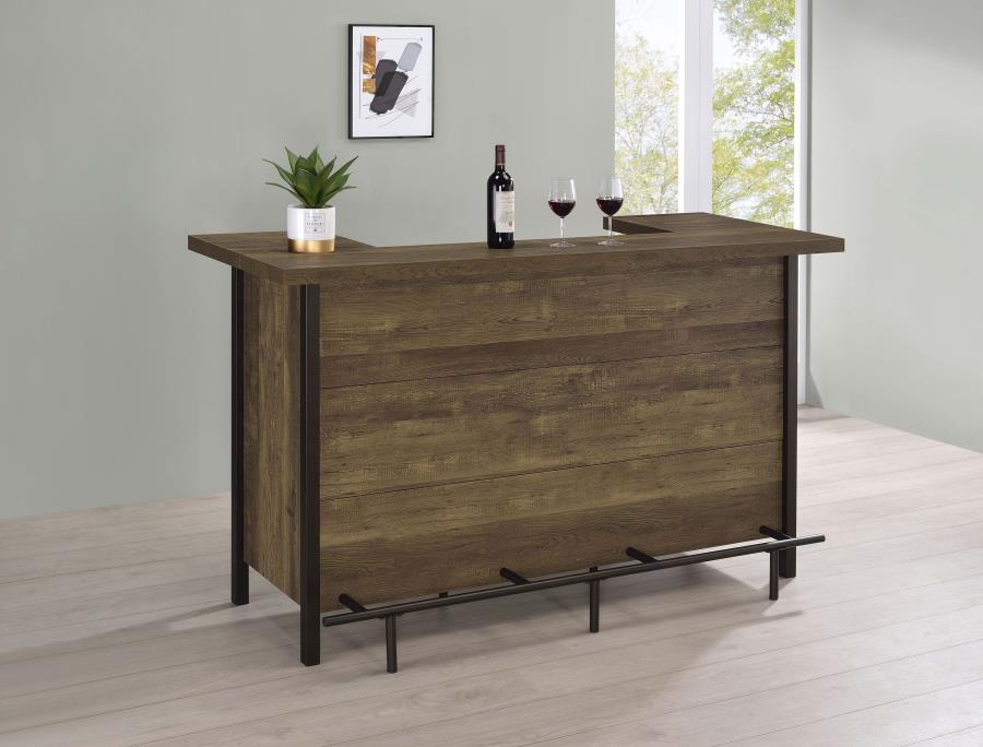 Bellemore Brown Home Bar - furniture place usa