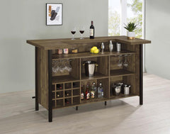Bellemore Brown Home Bar - furniture place usa