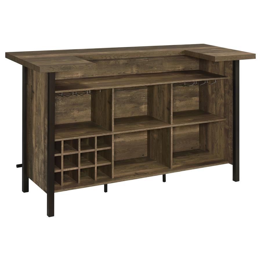Bellemore Brown Home Bar - furniture place usa