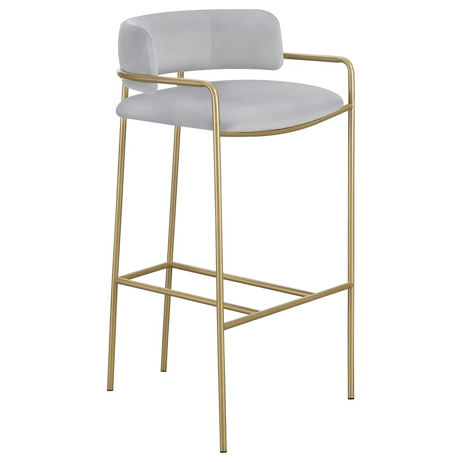 Comstock Grey Bar Stool - furniture place usa