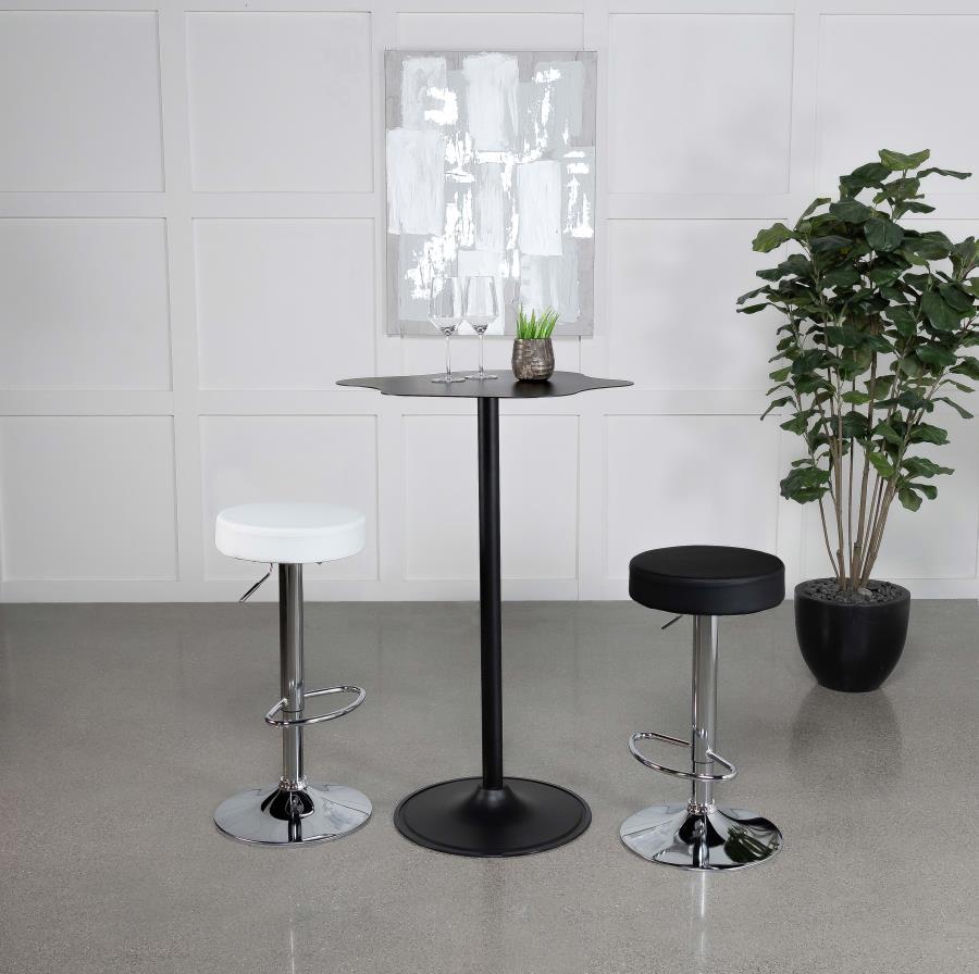 Keanu Black Bar Table - furniture place usa