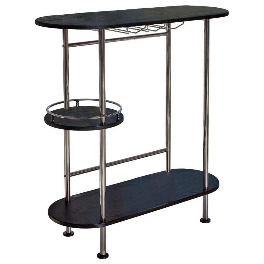Ferguson Black Home Bar - furniture place usa