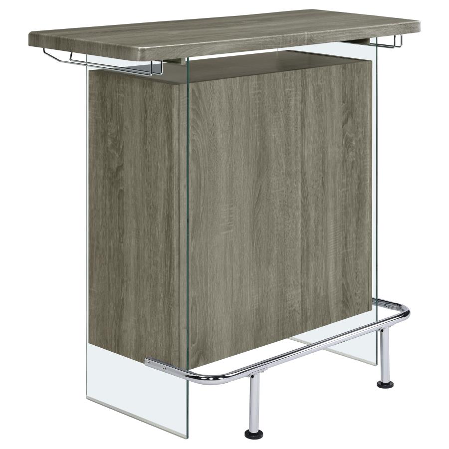 Acosta Grey Home Bar - furniture place usa