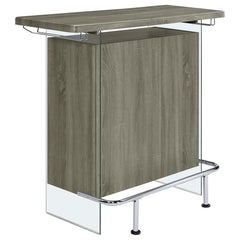 Acosta Grey Home Bar - furniture place usa
