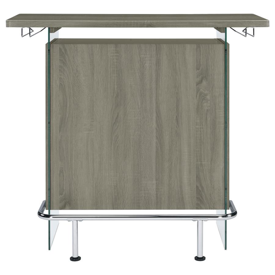 Acosta Grey Home Bar - furniture place usa