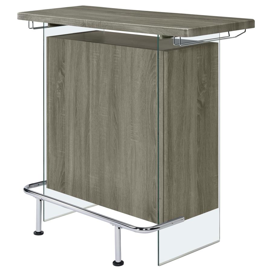 Acosta Grey Home Bar - furniture place usa