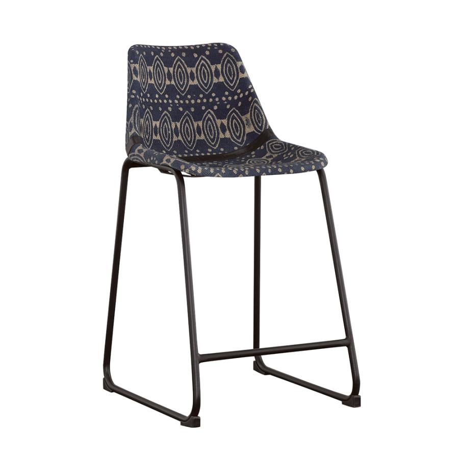 Marquise Blue Counter Stool - furniture place usa