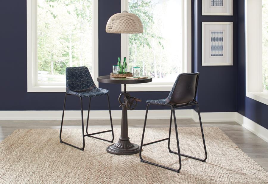 Marquise Blue Counter Stool - furniture place usa