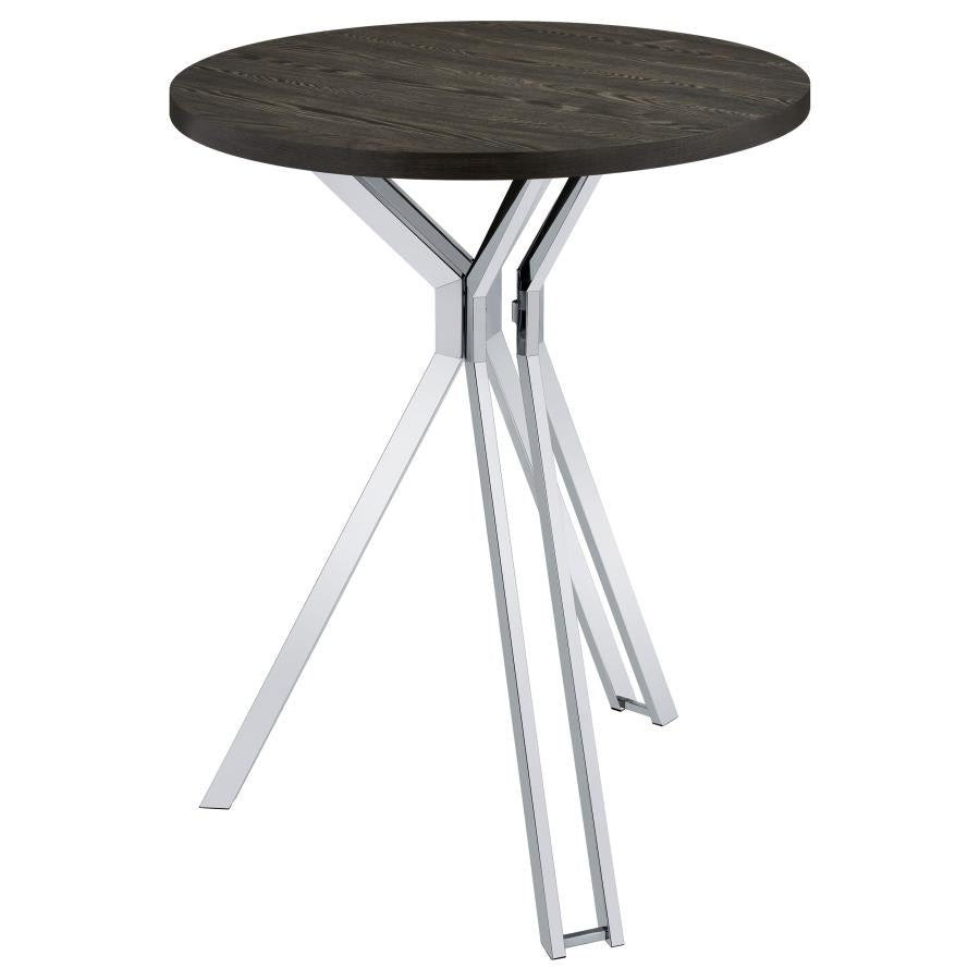 Edgerton Brown Bar Table - furniture place usa