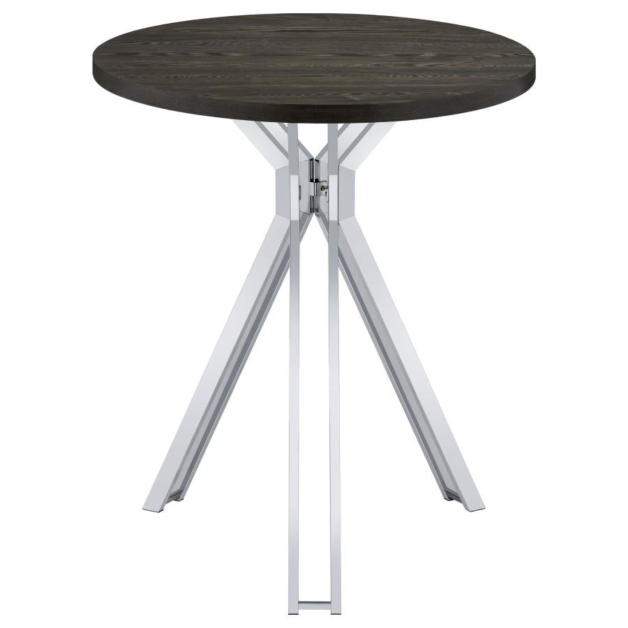 Edgerton Brown Bar Table - furniture place usa