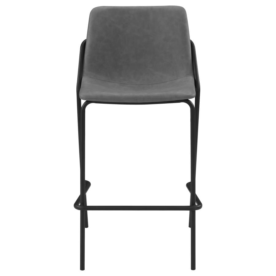 Earnest Grey Bar Stool - furniture place usa
