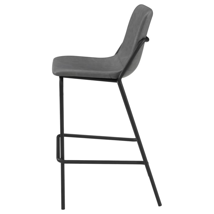 Earnest Grey Bar Stool - furniture place usa
