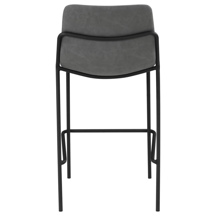 Earnest Grey Bar Stool - furniture place usa