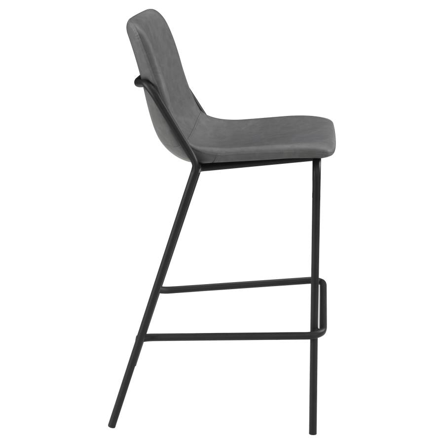 Earnest Grey Bar Stool - furniture place usa