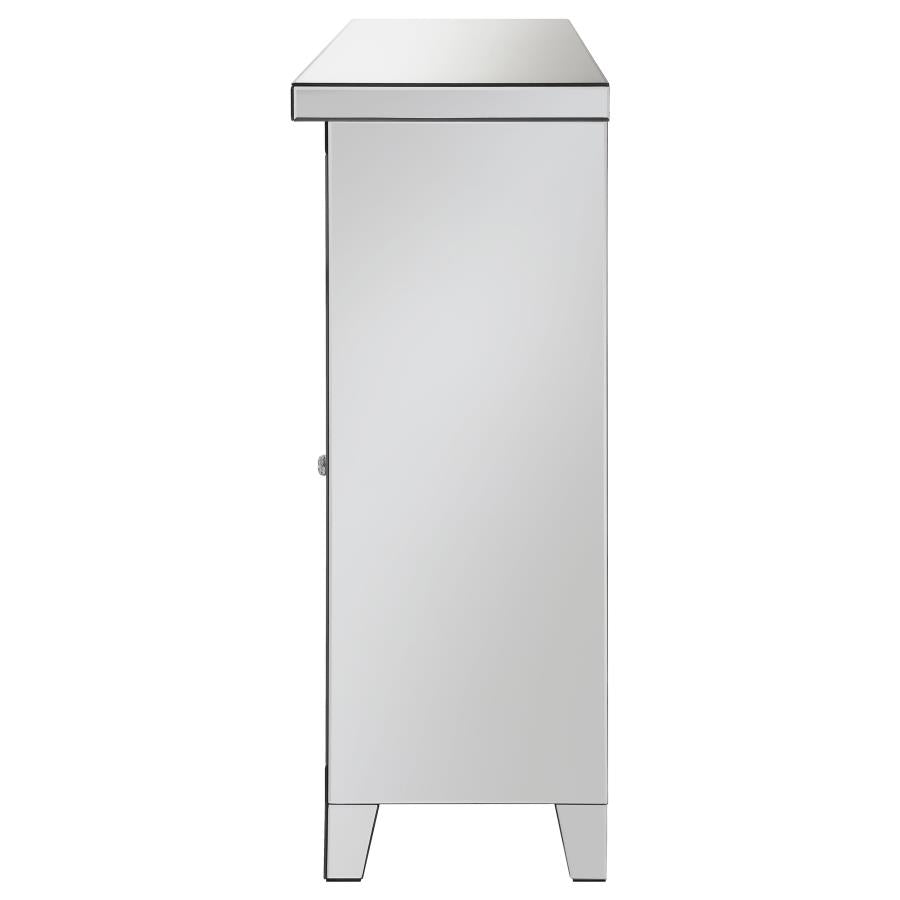 Melinda Silver Bar Cabinet - furniture place usa