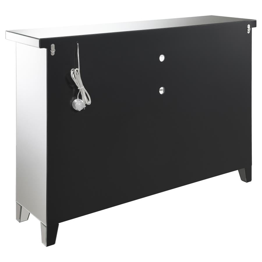 Melinda Silver Bar Cabinet - furniture place usa