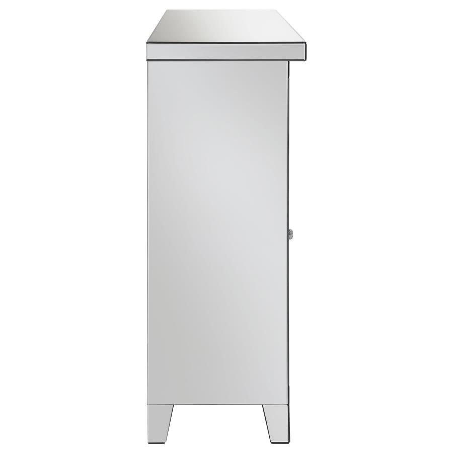 Melinda Silver Bar Cabinet - furniture place usa