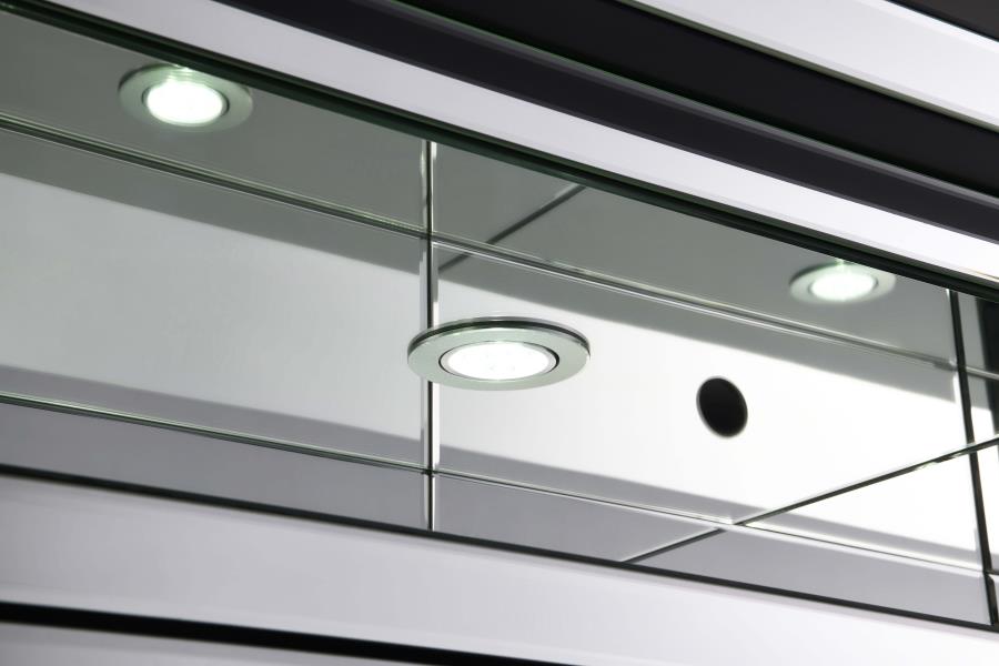 Melinda Silver Bar Cabinet - furniture place usa