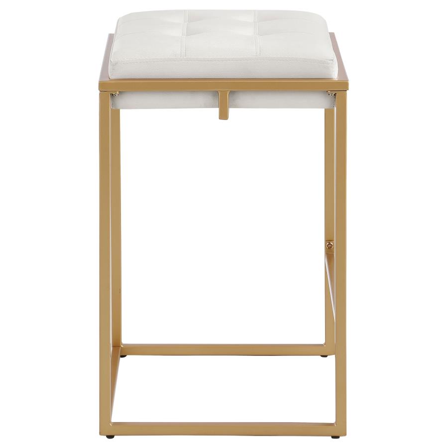 Nadia Beige Counter Stool - furniture place usa