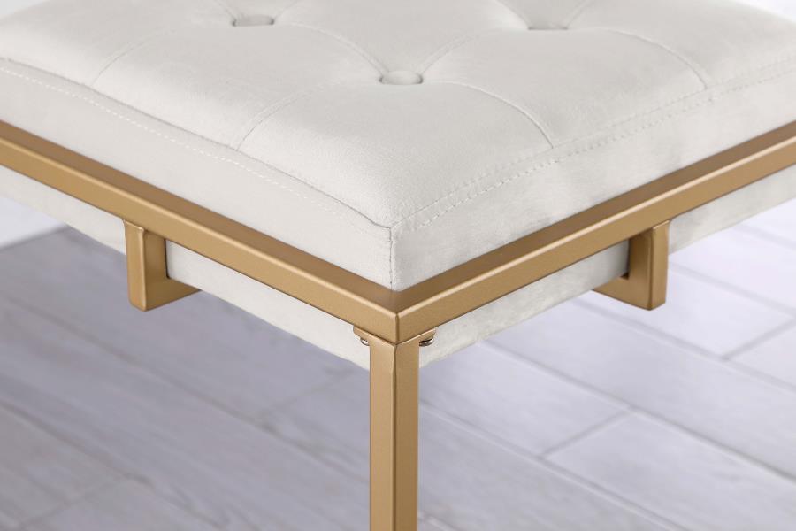 Nadia Beige Counter Stool - furniture place usa