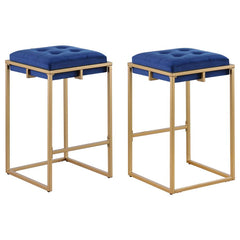 Nadia Blue Counter Stool - furniture place usa