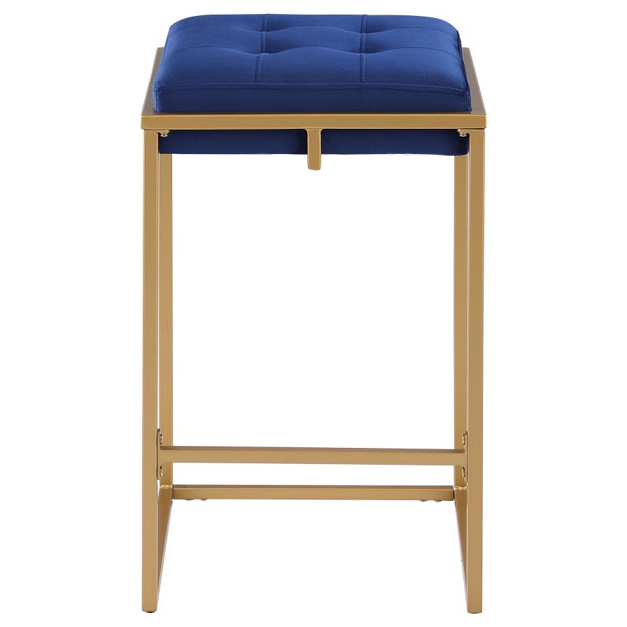Nadia Blue Counter Stool - furniture place usa