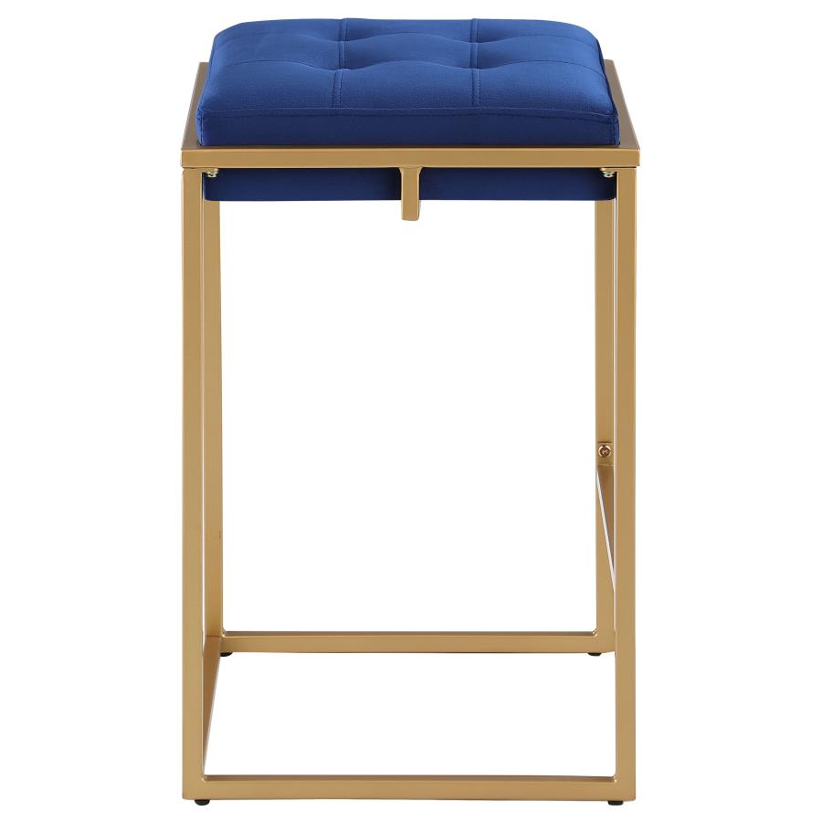 Nadia Blue Counter Stool - furniture place usa