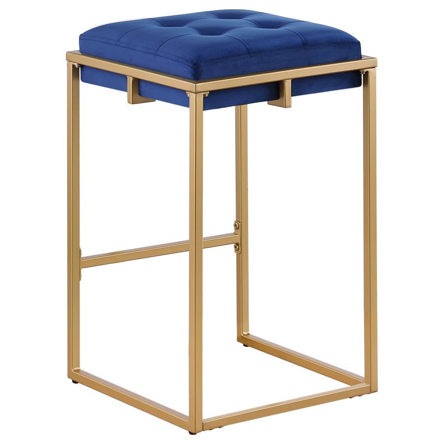 Nadia Blue Counter Stool - furniture place usa
