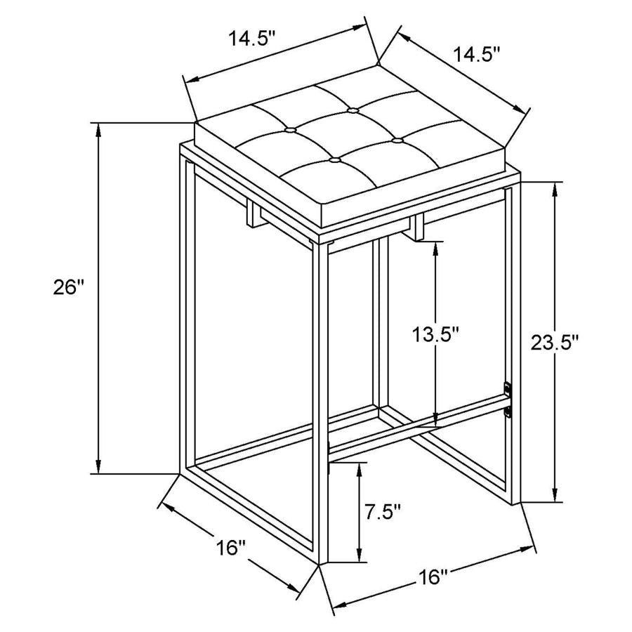 Nadia Blue Counter Stool - furniture place usa