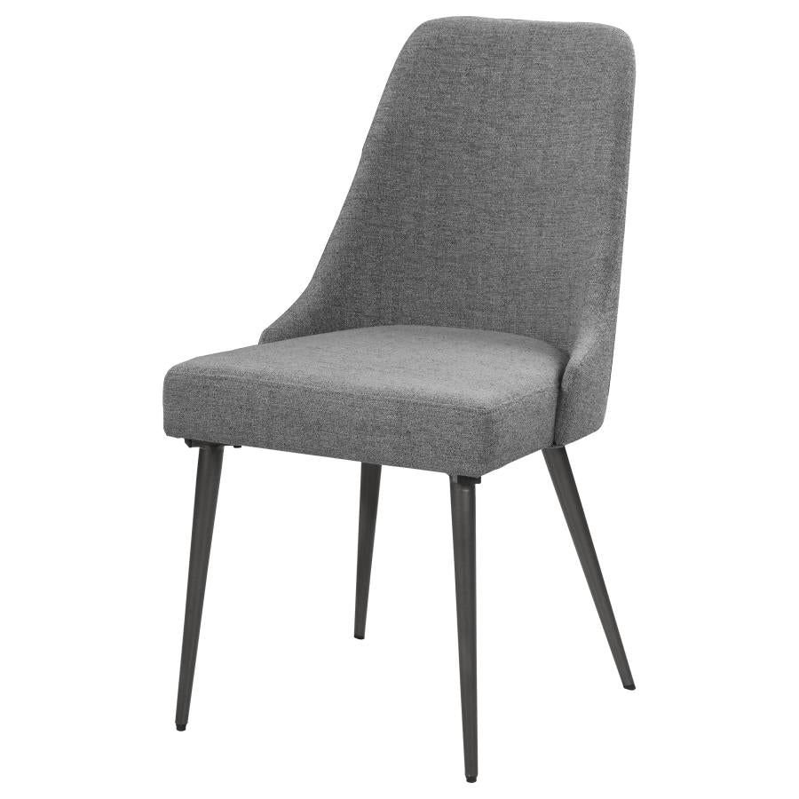 Alan Grey Side Chair - furniture place usa