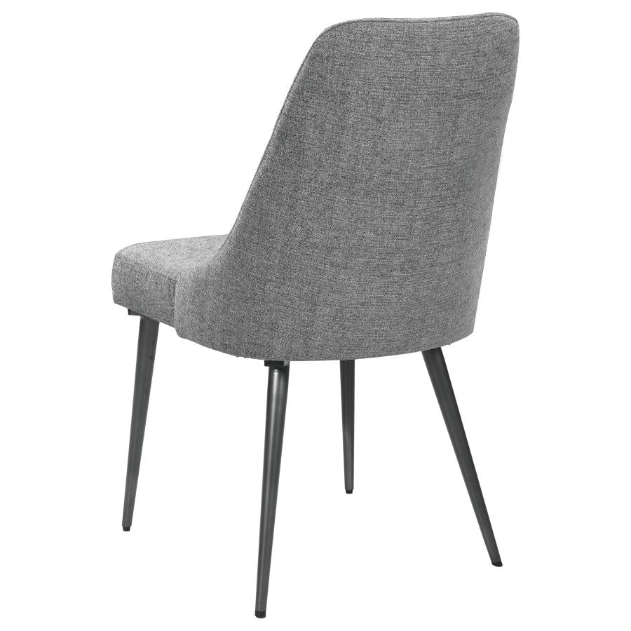 Alan Grey Side Chair - furniture place usa