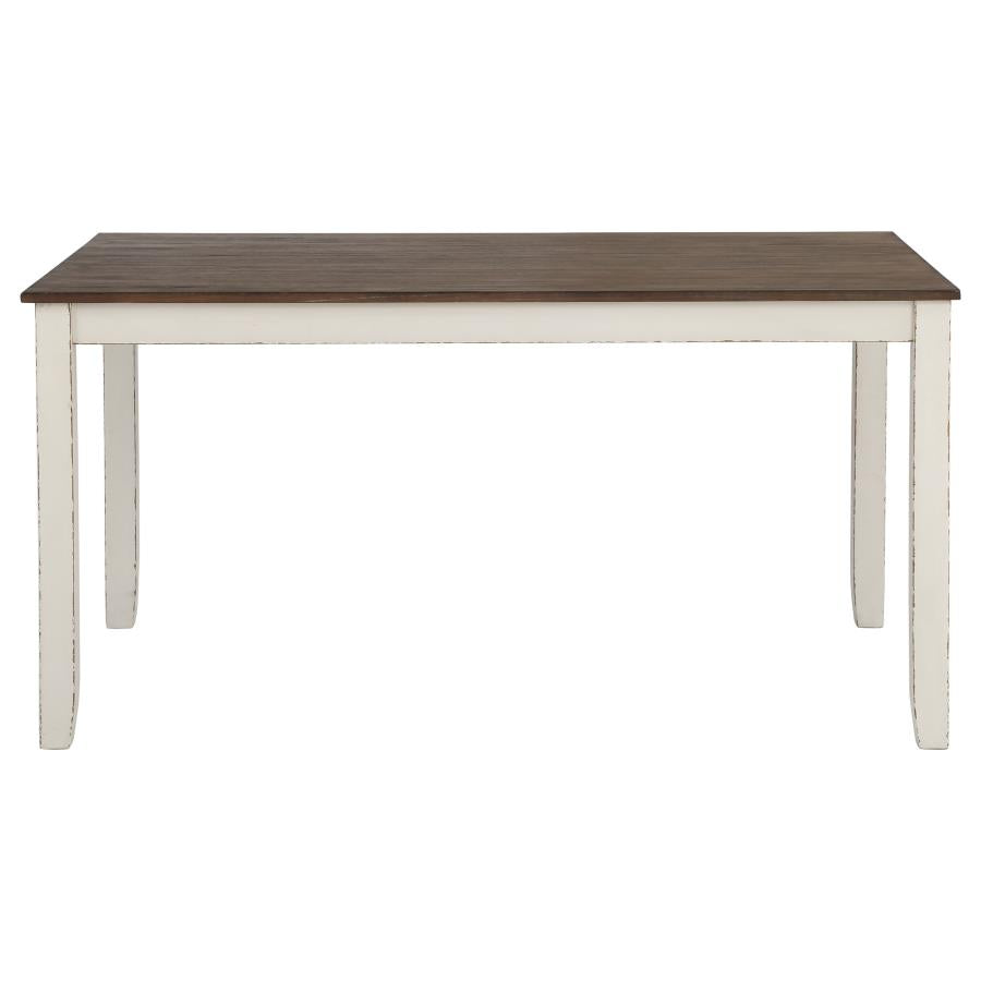 Fortress Ivory 7 Pc Dining Set - furniture place usa