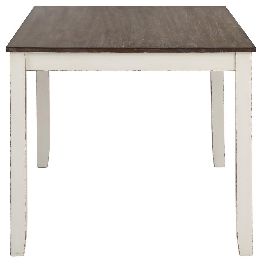 Fortress Ivory 7 Pc Dining Set - furniture place usa
