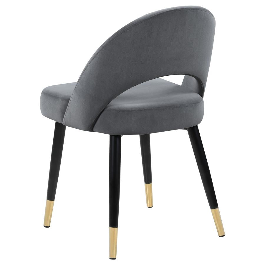 Lindsey Grey Side Chair - furniture place usa