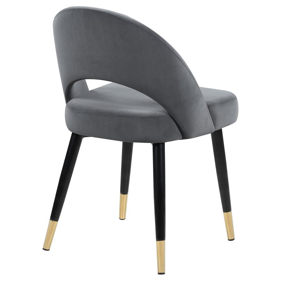 Lindsey Grey Side Chair - furniture place usa