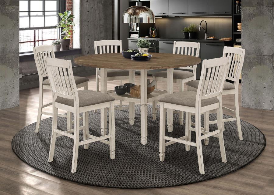 Sarasota Ivory Counter Stool - furniture place usa