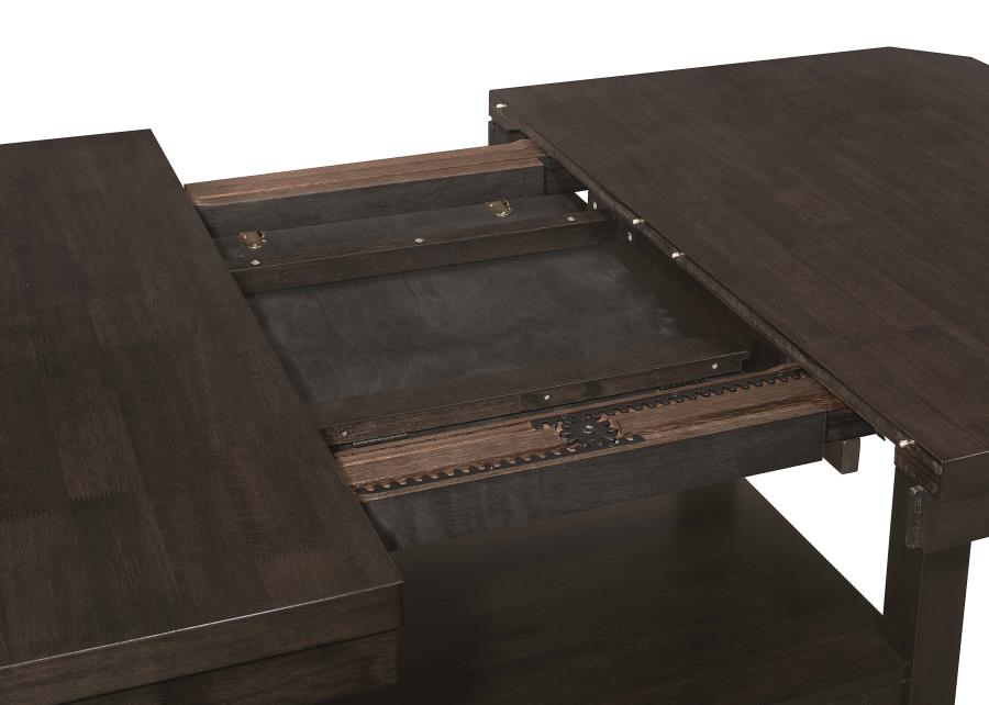 Prentiss Brown Counter Height Dining Table - furniture place usa