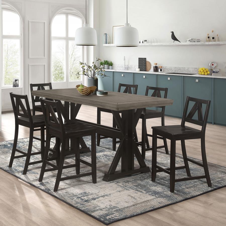 Bairn Grey Counter Height Dining Table - furniture place usa