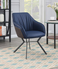 Mayer Blue Arm Chair - furniture place usa