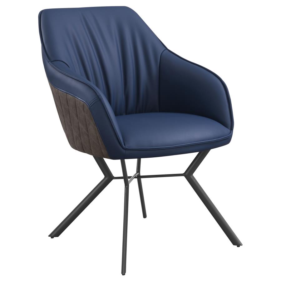 Mayer Blue Arm Chair - furniture place usa