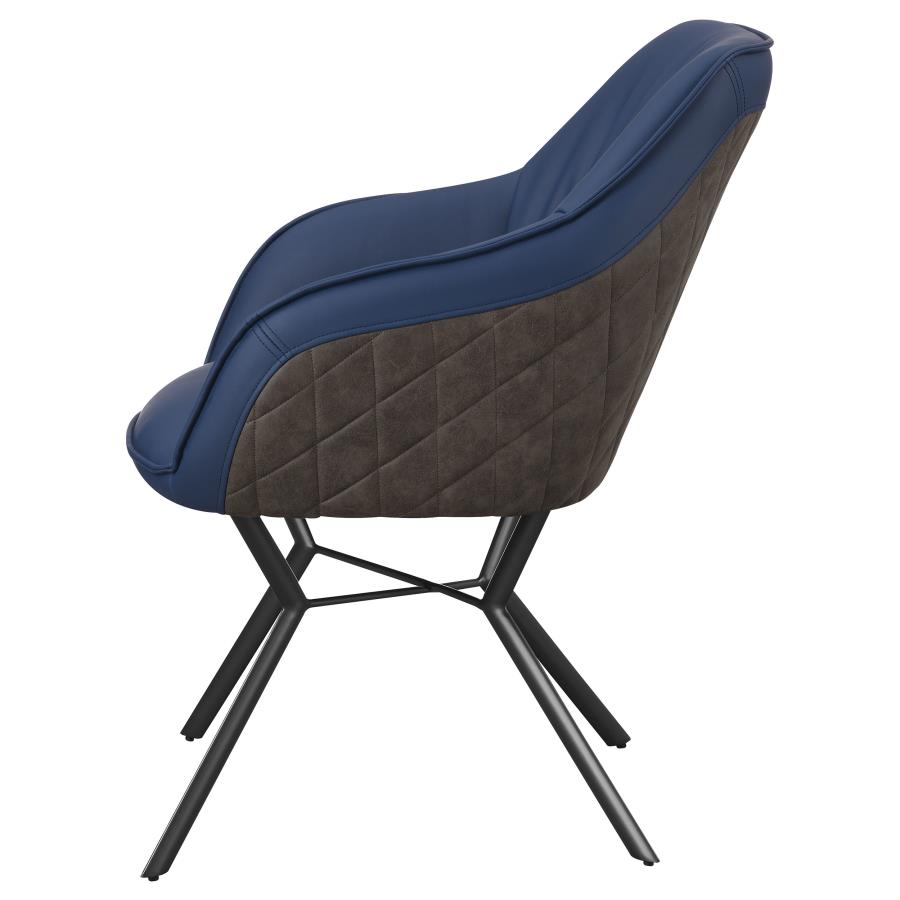 Mayer Blue Arm Chair - furniture place usa